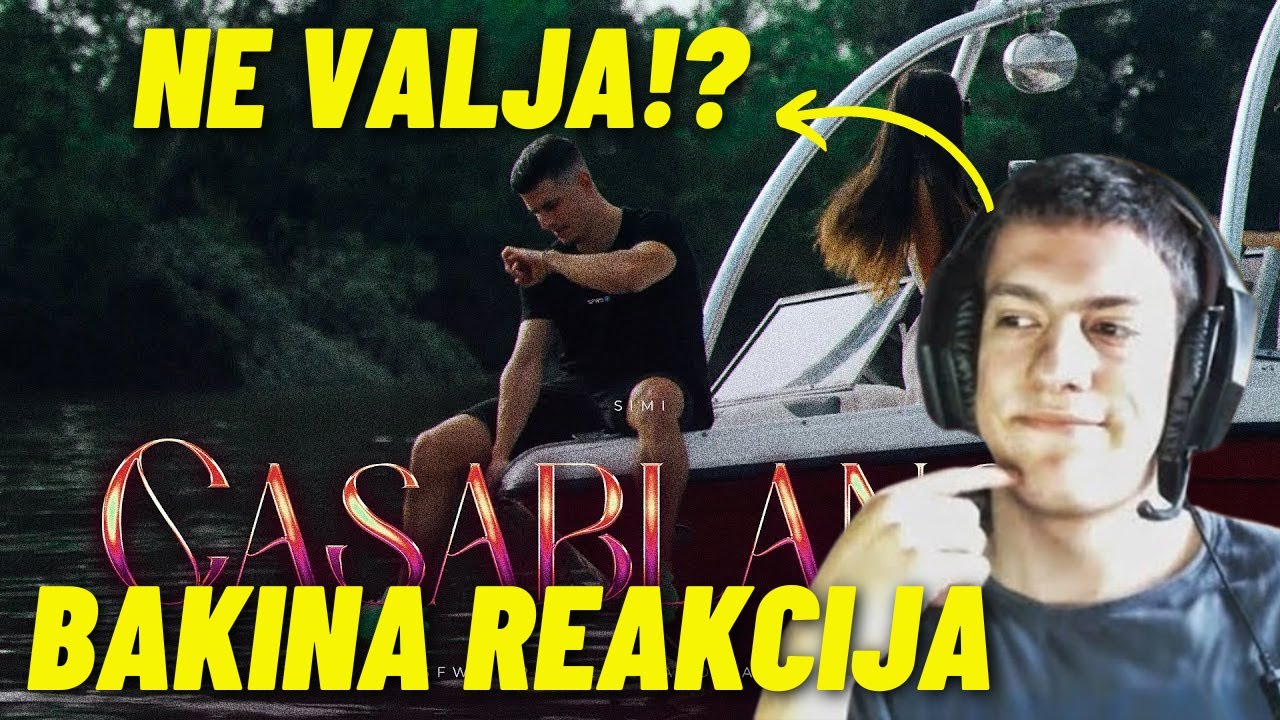 Baka Prase Reakcija na Simi - Casablanca (Official Music Video)