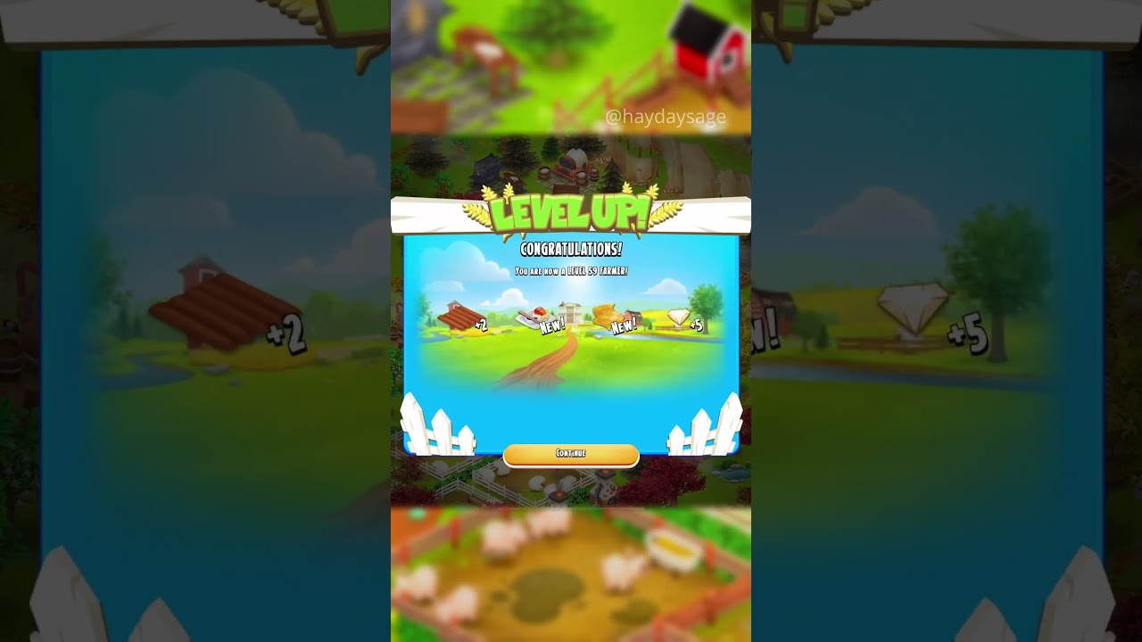 LEVEL UP TO 59! LOBSTER SUSHI UNLOCKED! 🦞🍣 #hayday #haydaylevelup #haydayfarm #haydaysage