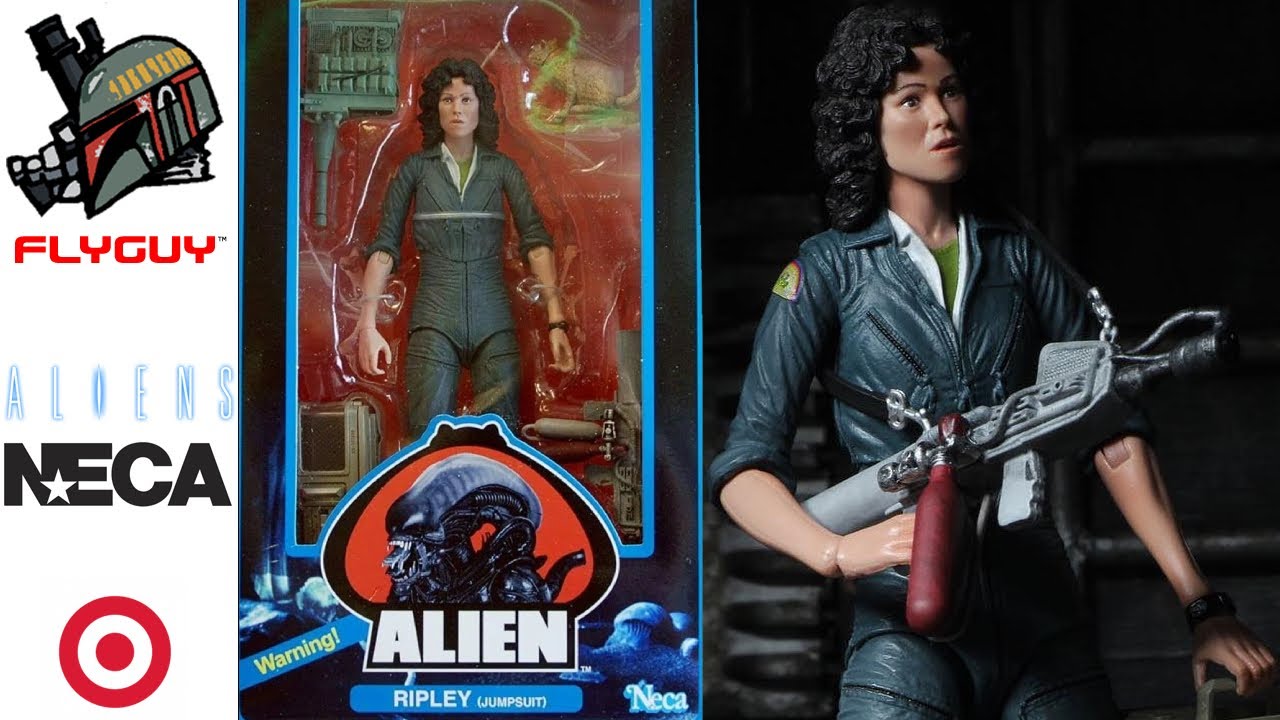 Обзор игрушечной фигурки NECA Alien 40th Anniversary Edition Ripley Jumpsuit Toy | FLYGUY