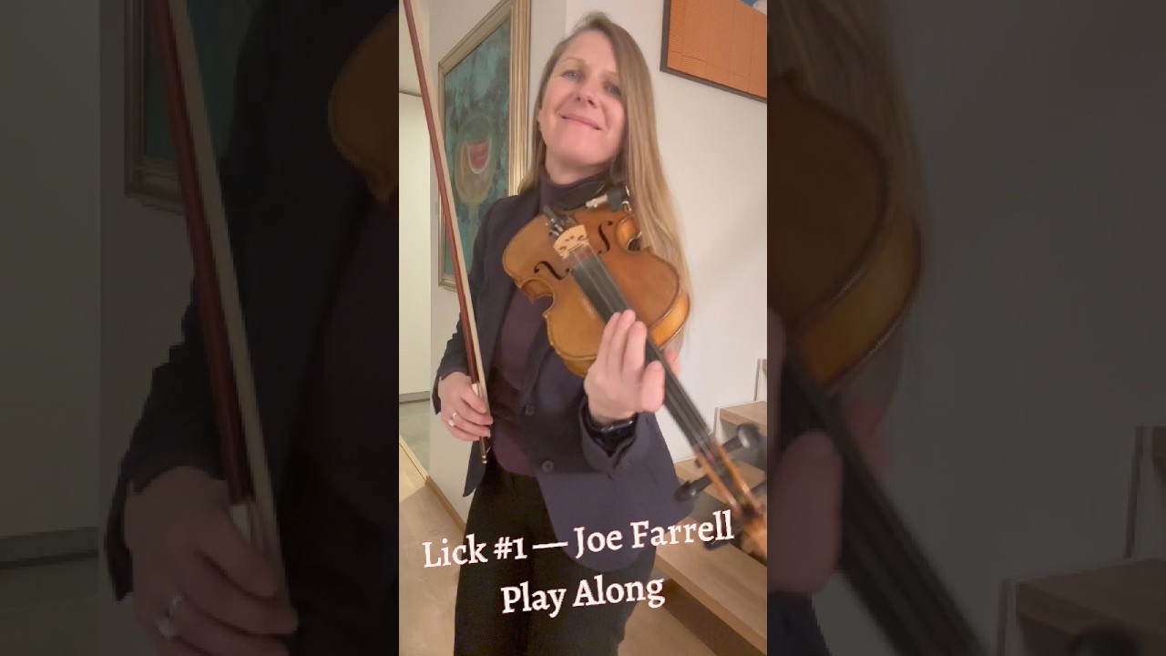 Spain Lick #1 — Joe Farrell (Play Along 🎻)