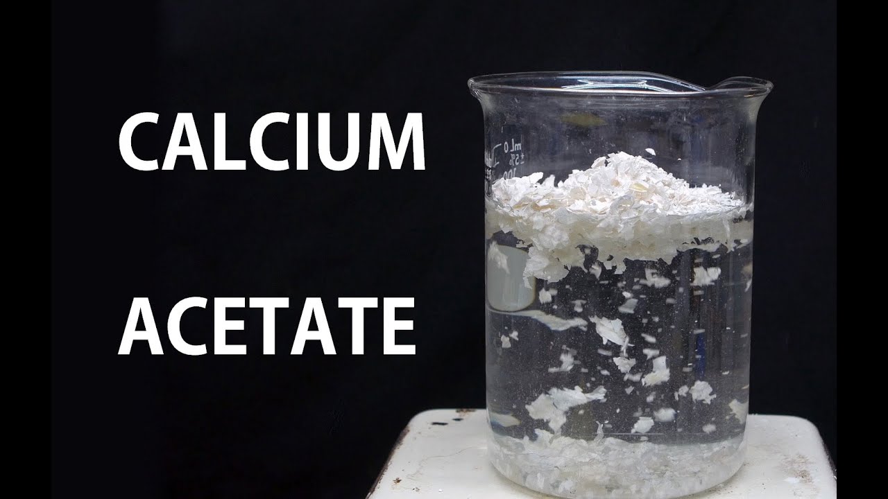 Making Calcium Acetate (from eggshells)