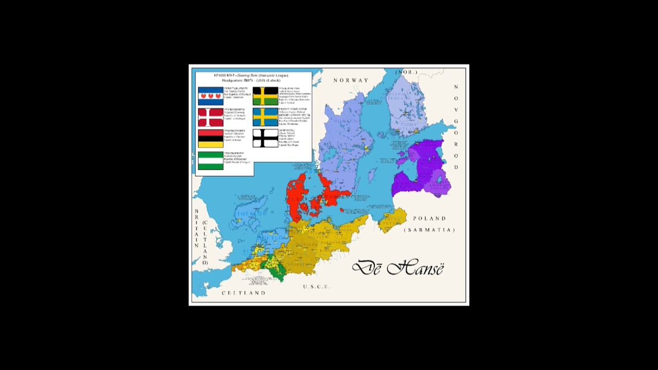 Liga Hanse&aacute;tica #history #historia #curiosidadeshistoricas #enem2025