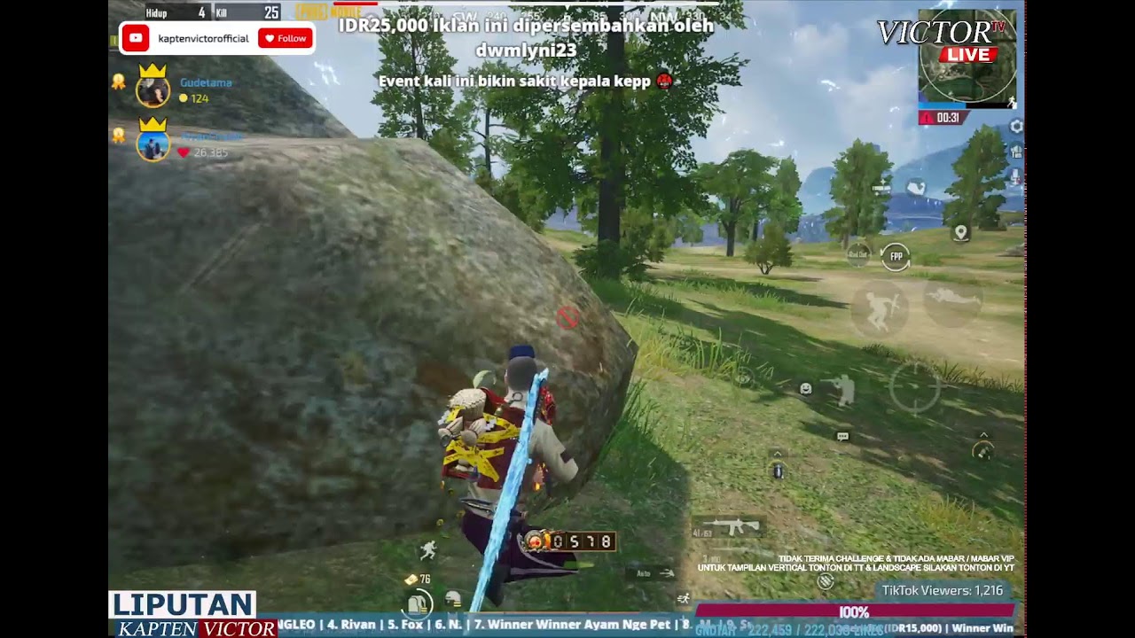 Live Stream Kapten Victor