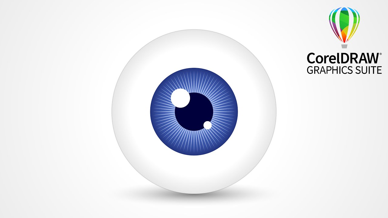 Eye | Learn logo design | Corel DRAW tutorials | 100