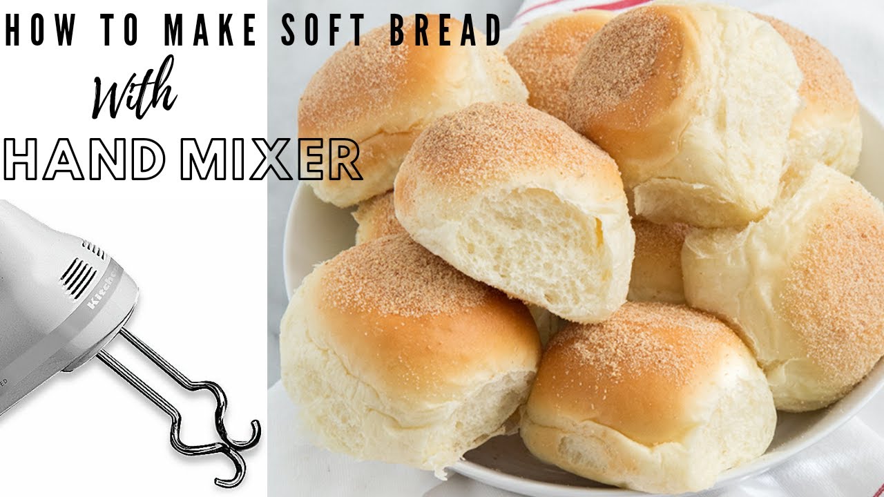 Best PANDESAL Recipe Ever - Soft and Fluffy Dinner Rolls | Bread dough recipe using hand mixer