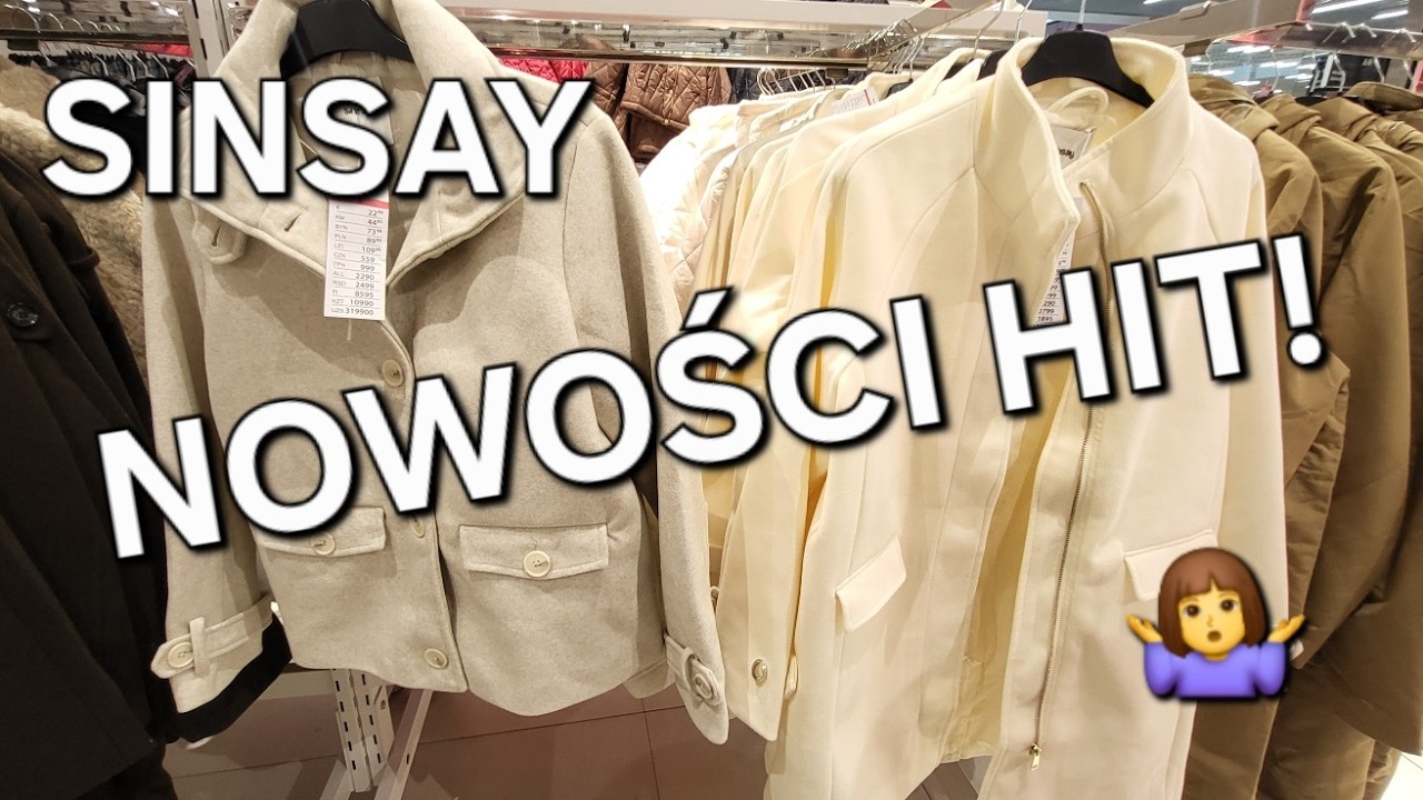 SINSAY✨OKAZJE🧥Nowa kolekcja damska💁‍♀️Na każdą okazje.