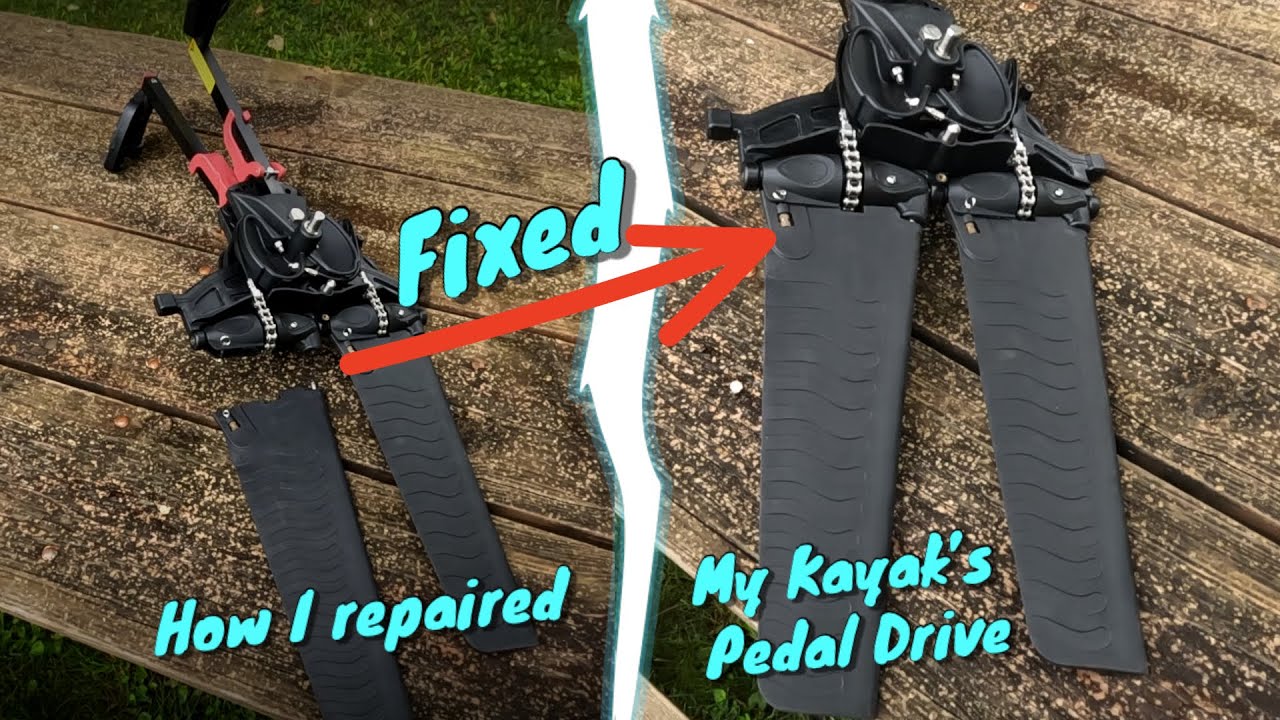 How I Repaired My Kayak Pedal Drive System (Broken Flipper Mast)