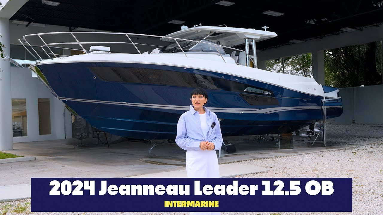 2024 Jeanneau Leader 12.5 Full Walkthrough | Luxury in Motion | #jeanneauyacht #buyjeanneauyacht