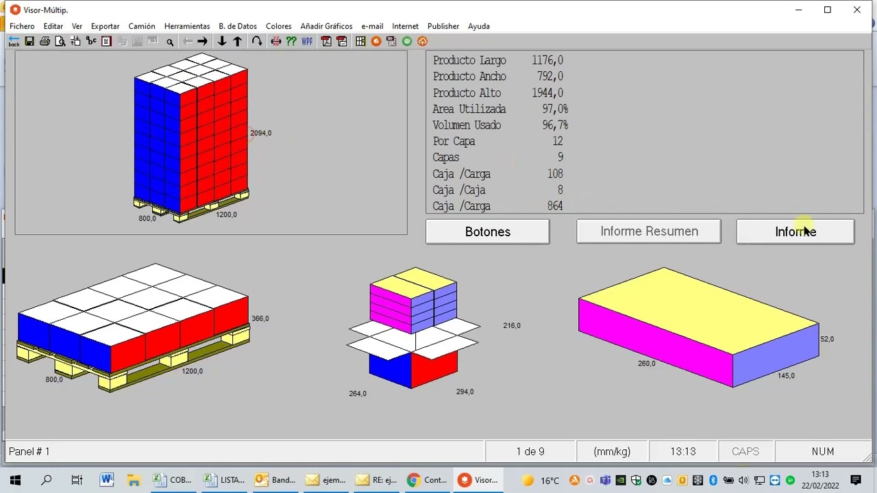 Optimizacion Unidades por caja