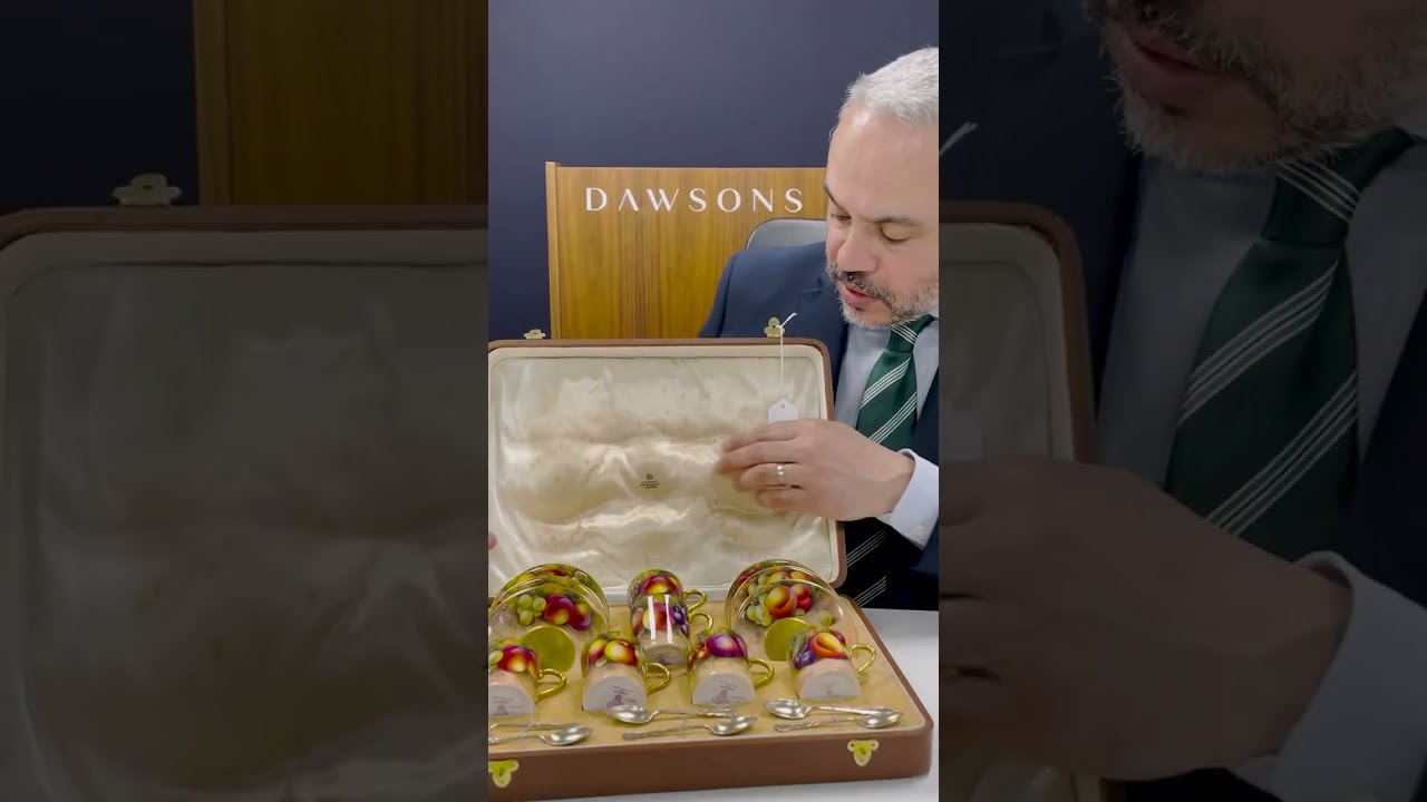 A Royal Worcester Porcelain Coffee Service | Dawsons Auctioneers