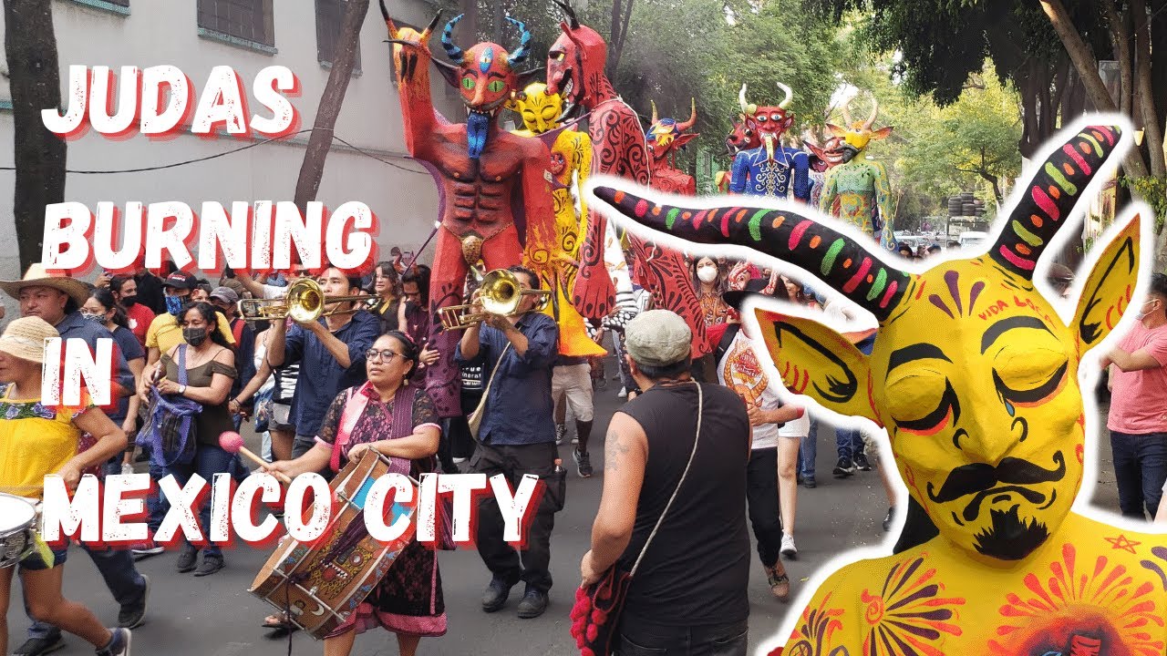 The Art of Cartonería and A JUDAS BURNING in MEXICO CITY