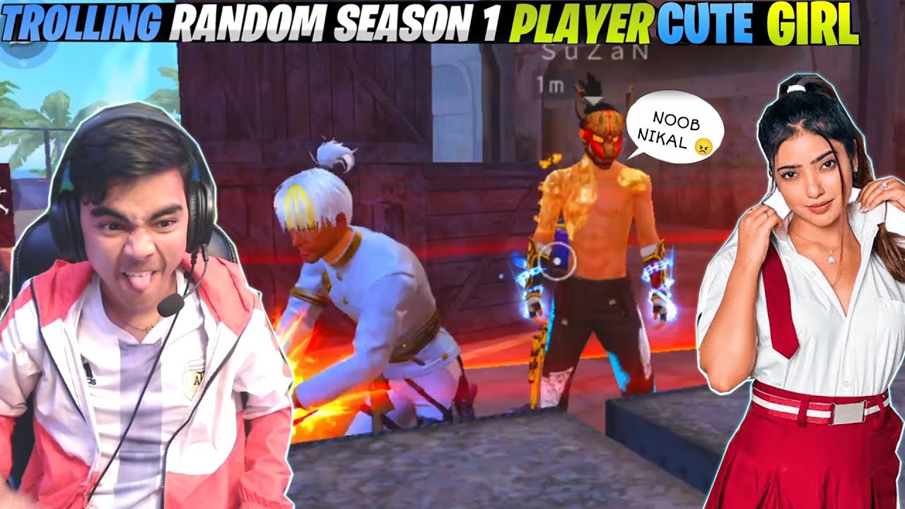 TROLLING RANDOM SEASON 1 & CUTE GIRL ON CS RANKED😂😱