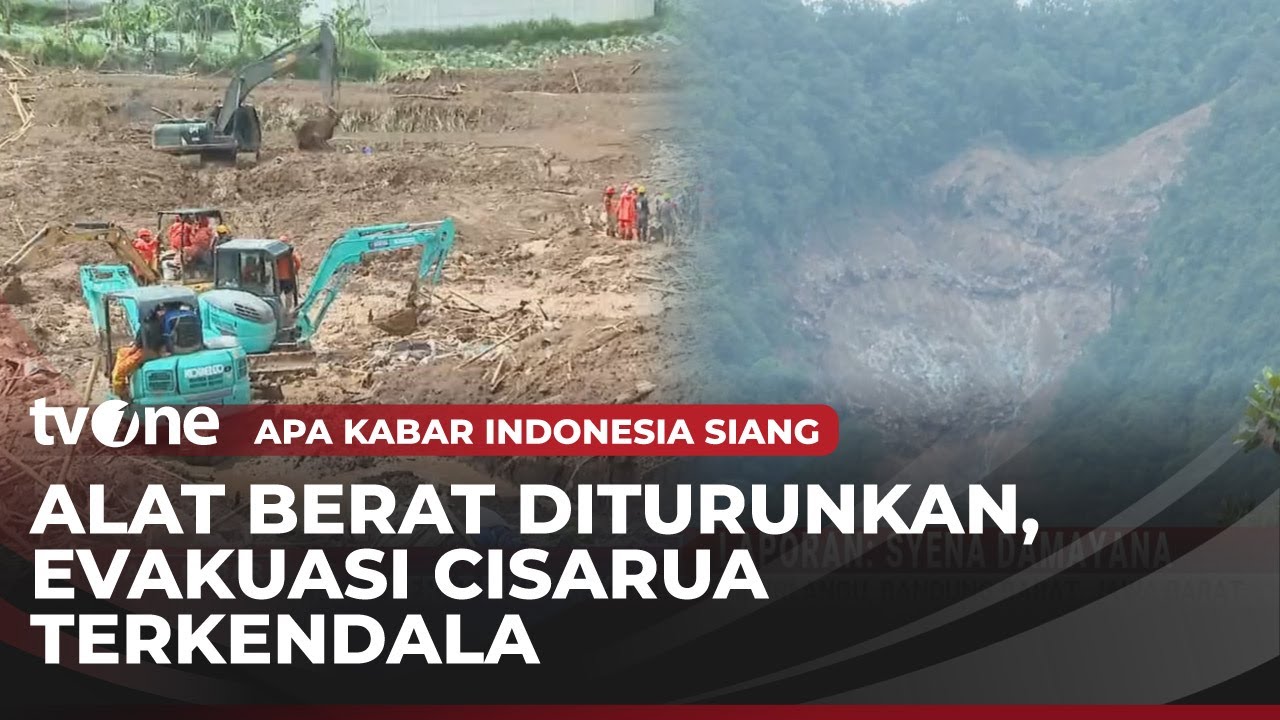 Alat Berat Dikerahkan Untuk Evakuasi Bencana Longsor Cisarua | AKIS tvOne