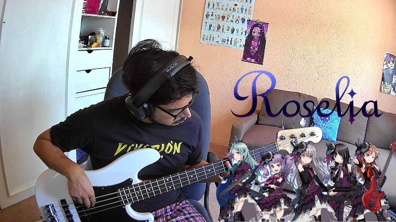 R - Roselia (Bass Cover w/ Tabs)