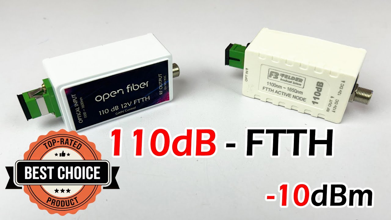 110dB FTTH (Felder vs Open Fiber) | Live MER Test (-10dBm) | Which Performs Better in MER ??