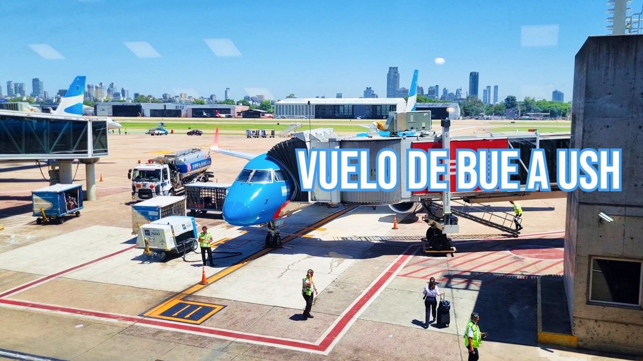 Vuelo de Buenos Aires a Ushuaia con cambio de equipo | vLog 165