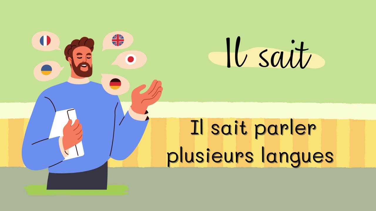 Verbe Savoir au présent de l'indicatif