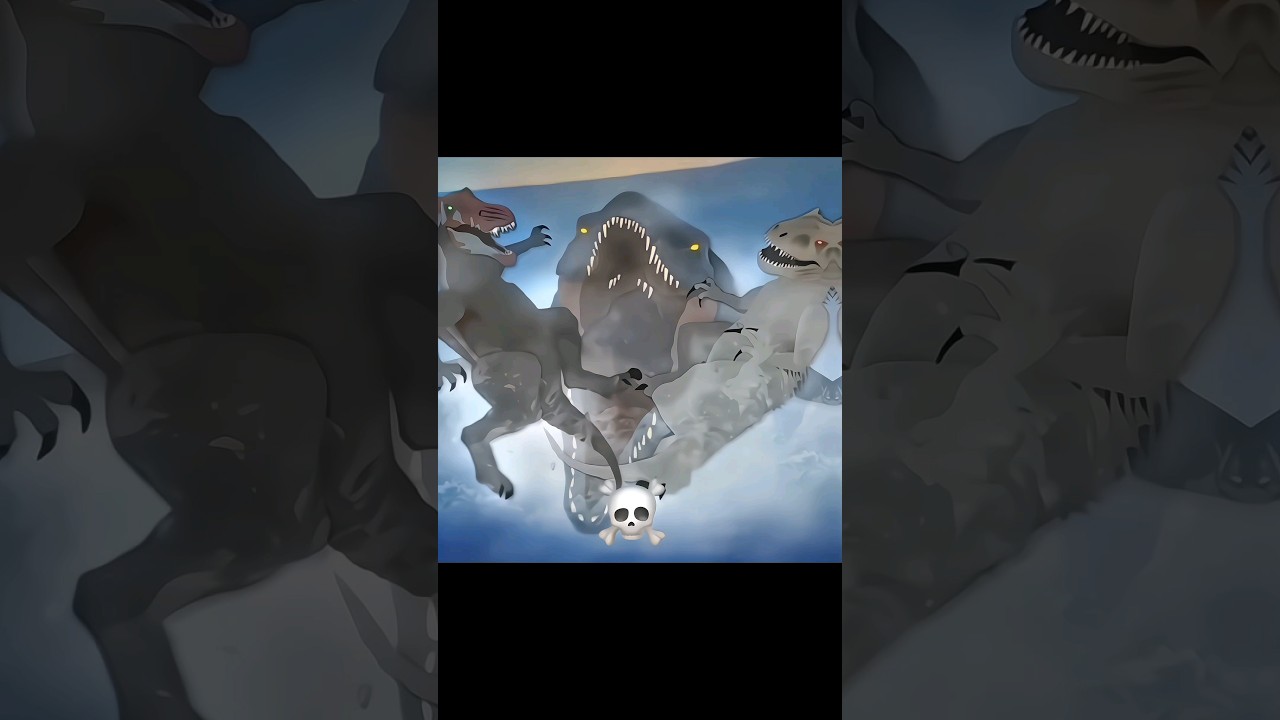 Spinosaurus vs Indominus💀 #jurassicworld #indominusrex #edit