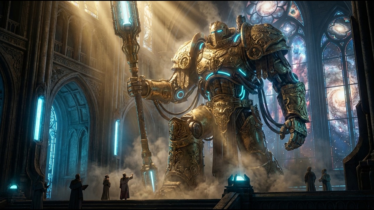 MACHINE GOD ⚙️ Gothic Darksynth / Industrial Choir | Sci-Fi Mythology Epic Music
