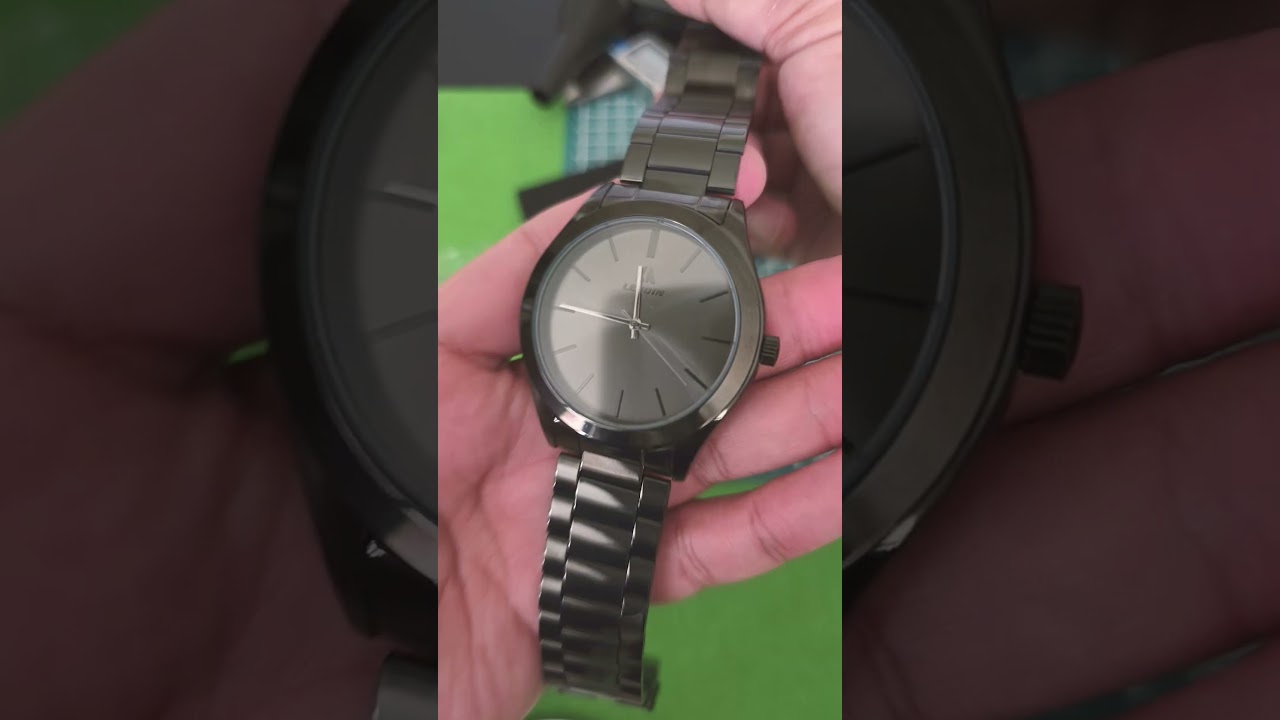 LN Lenqin quartz 3 handers, surprisingly passable for 9.99 #watches #cheapthrills #quartzfactory