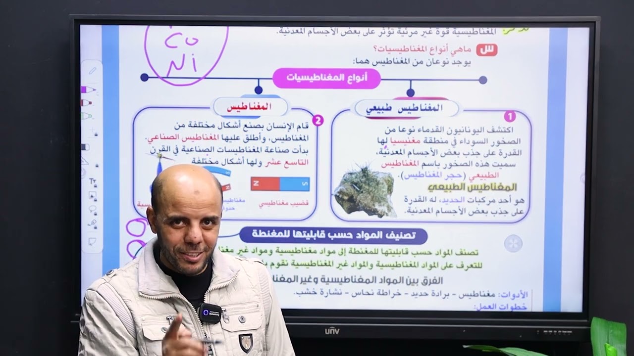 شرح حكايه لدرس القوي المغناطيسية أولي اعدادي مستر أسامه غنيم