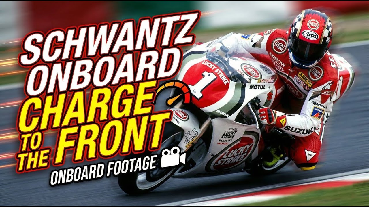 SCHWANTZ ONBOARD CHARGE TO THE Front #2stroke #gp #racing #battle #500cc #onboard #schwantz #suzuki