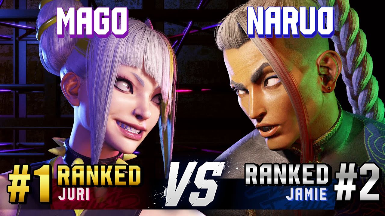 SF6 ▰ MAGO (#1 Ranked Juri) vs NARUO (#2 Ranked Jamie) ▰ High Level Gameplay