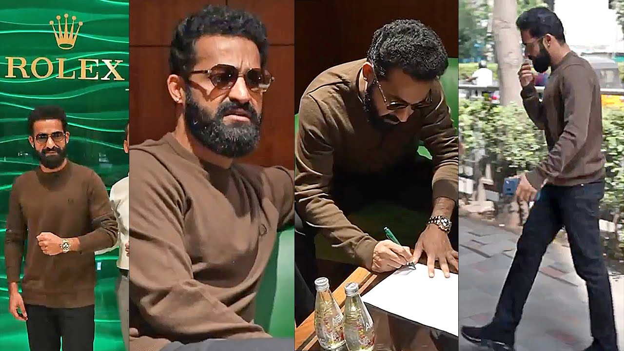 Jr NTR Visits KWC Rolex Boutique In Hyderabad | #NTRNeel | NTR Latest Video | News Buzz