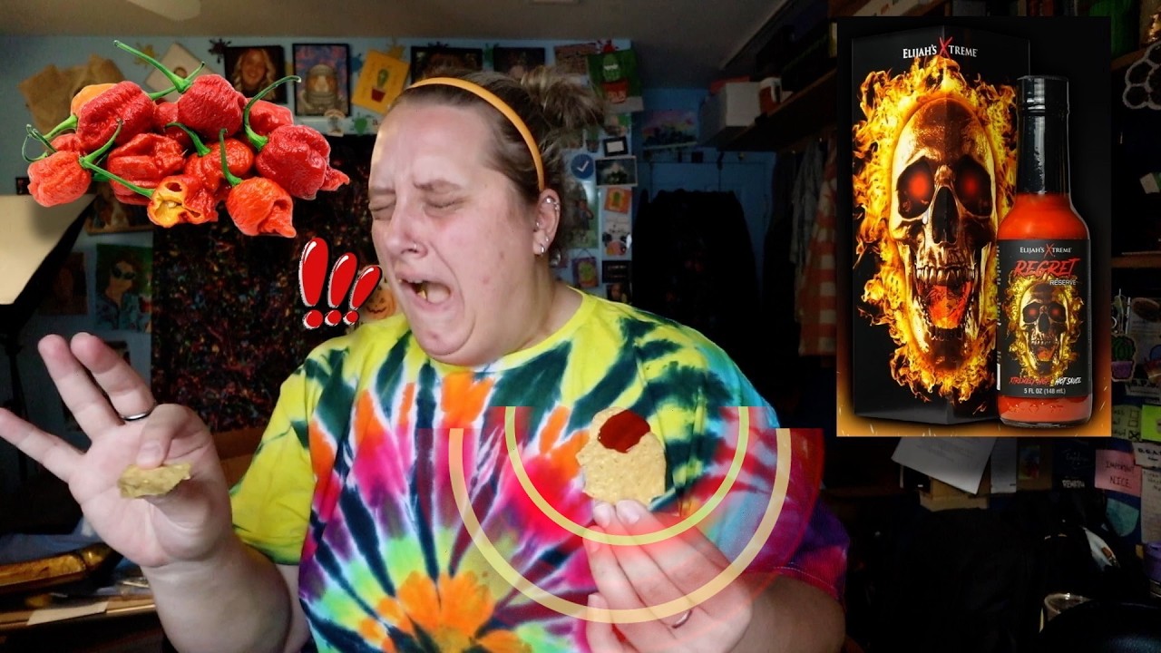 Поедание острого соуса с Carolina Reapers // Открытие почтового ящика