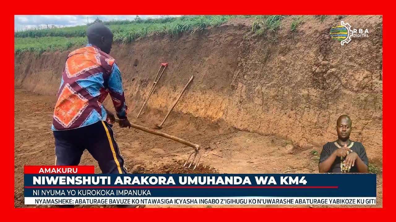 Gicumbi: Uwubatse umuhanda w’ibilometero 4 wenyine arashimwa n’abaturanyi be
