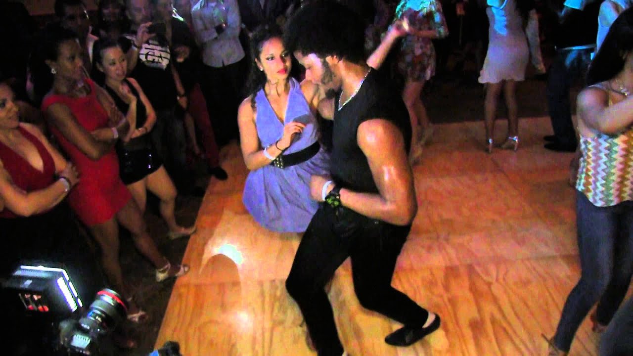 Terry Tauliaut & Magna Gopal social dancing at Salsa Mambo Fest 2014