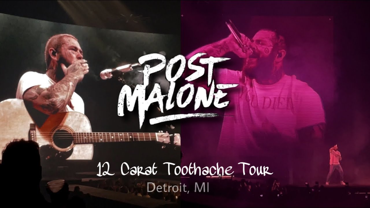 Post Malone 12 Carat Toothache Tour | Detroit, MI 2022