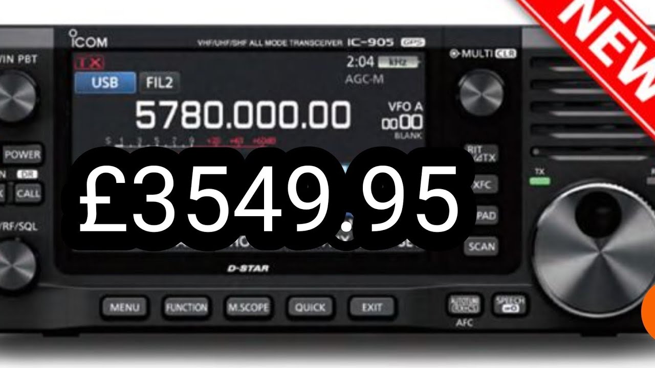 Icom IC-905 VHF/UHF/SHF D-Star Transceiver