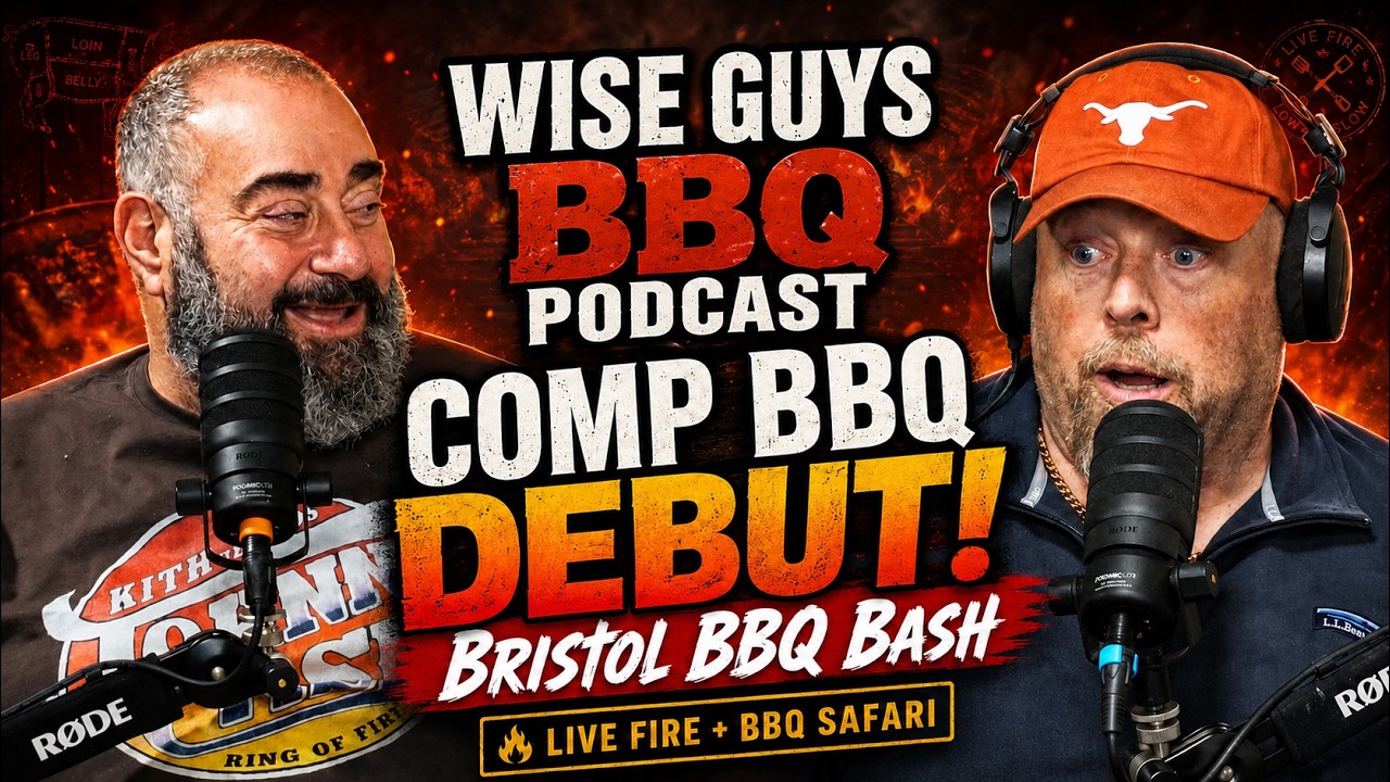 Wise Guys BBQ участвует в соревнованиях по барбекю | Bristol BBQ Bash, приготовление блюд на откр...