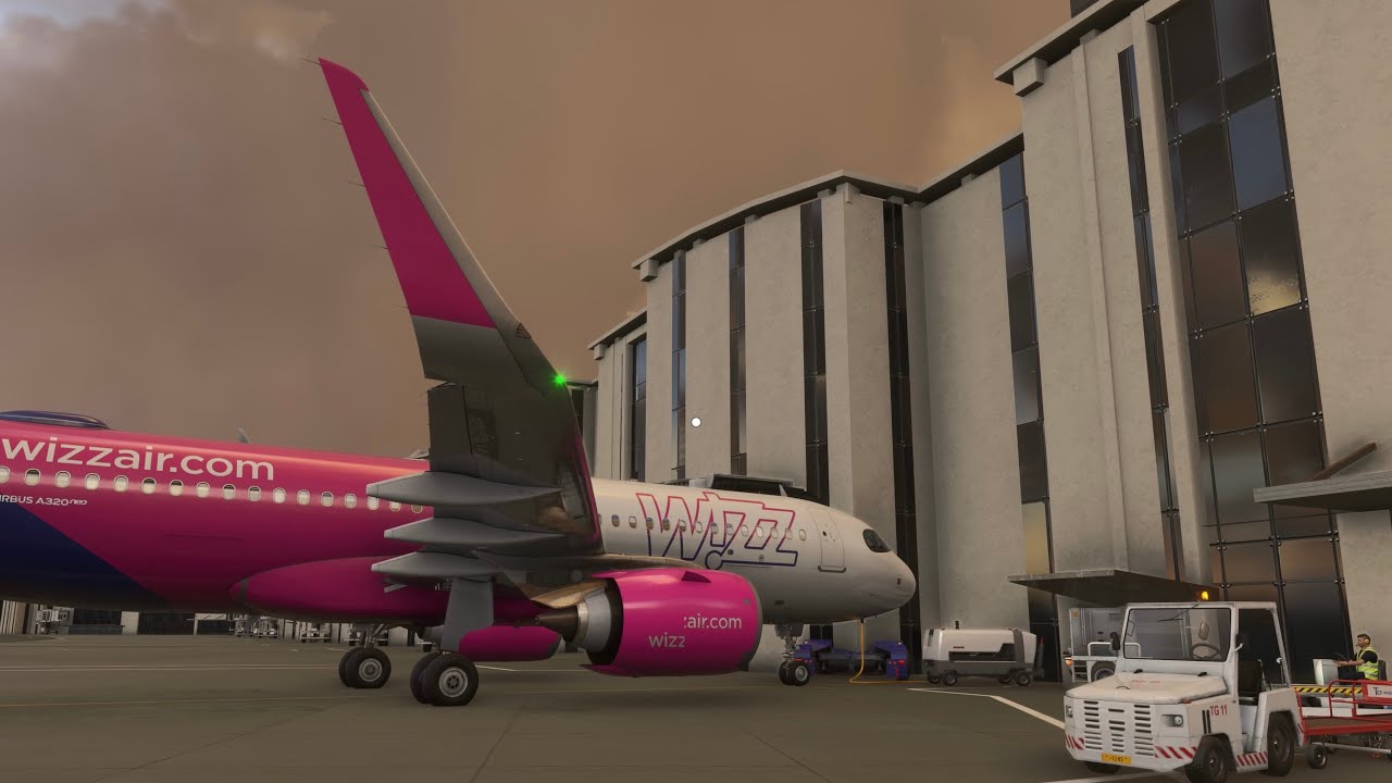 Valentine's Day flight | Skiathos to Frankfurt | iniBuilds A320 Neo Wizz Air | MSFS2024
