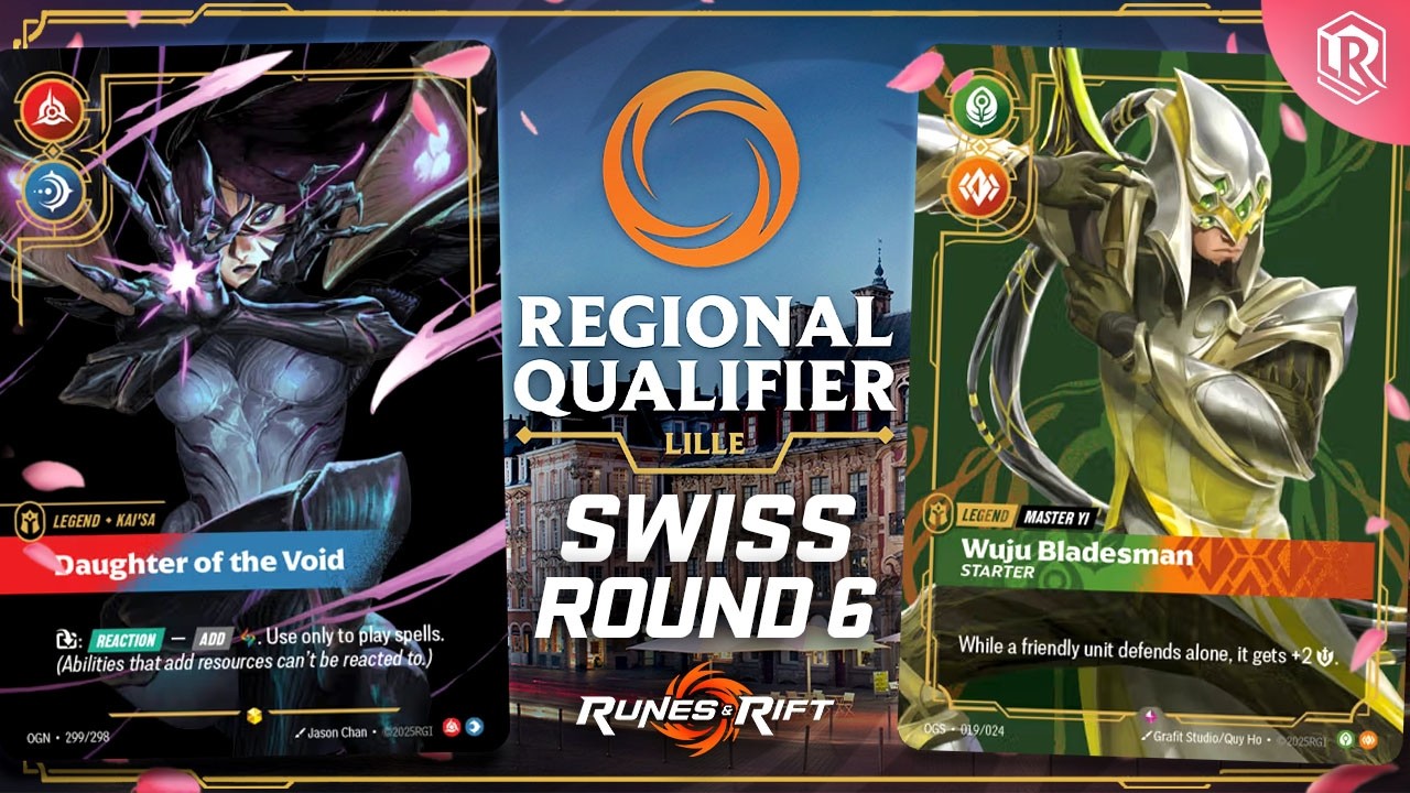 Riftbound Regional Lille - Kai'Sa vs Master Yi - Round 6 | Spiritforged