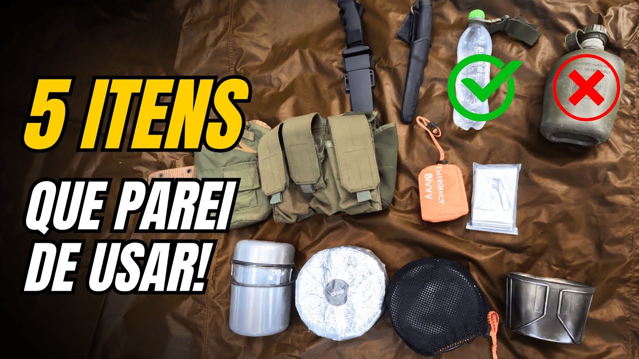 5 Equipamentos que PAREI de Usar: MUDOU 100% Minha Vida no Mato