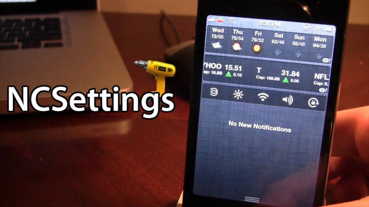 NCSettings - Notification Center Settings (Cydia Tweak)