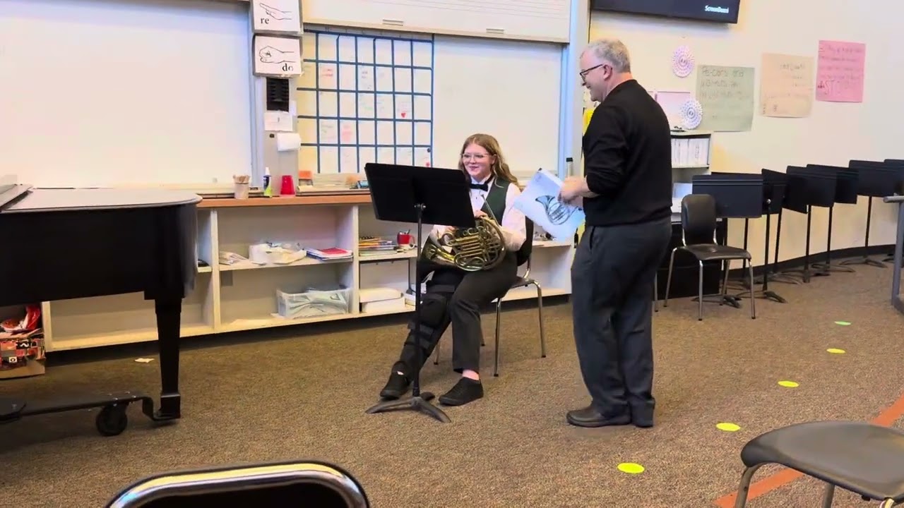 Charlie’s French Horn Solo “A Tear” - 2025 Solo and Ensemble Contest w/ judge feedback