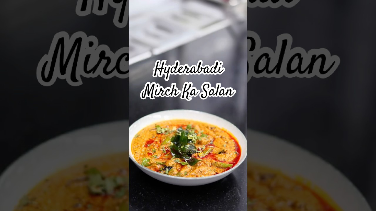 Hyderabadi Mirch Ka Salan #ytshorts #shorts #cookwithchefmasaroor #hyderabadifood #recipe