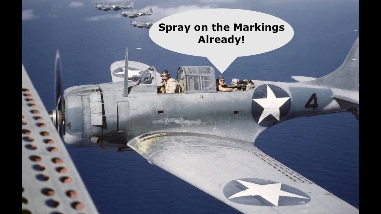Monogram Douglas Dauntless Часть 7: Маркировка