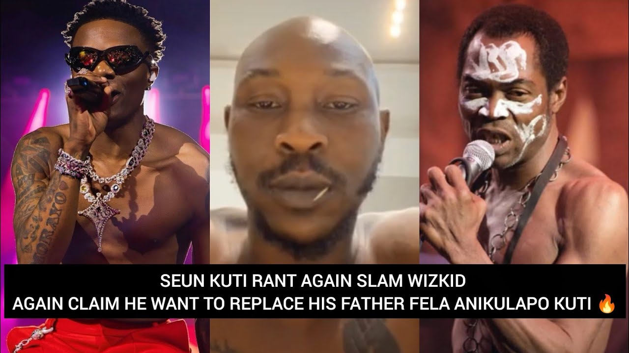 WIZKID & SEUN KUTI FIGHT ! WATCH SEUN KUTI BLOW HOT EXPOSE WIZKID TRICK CLAIM HES USING ASAKE GLORY