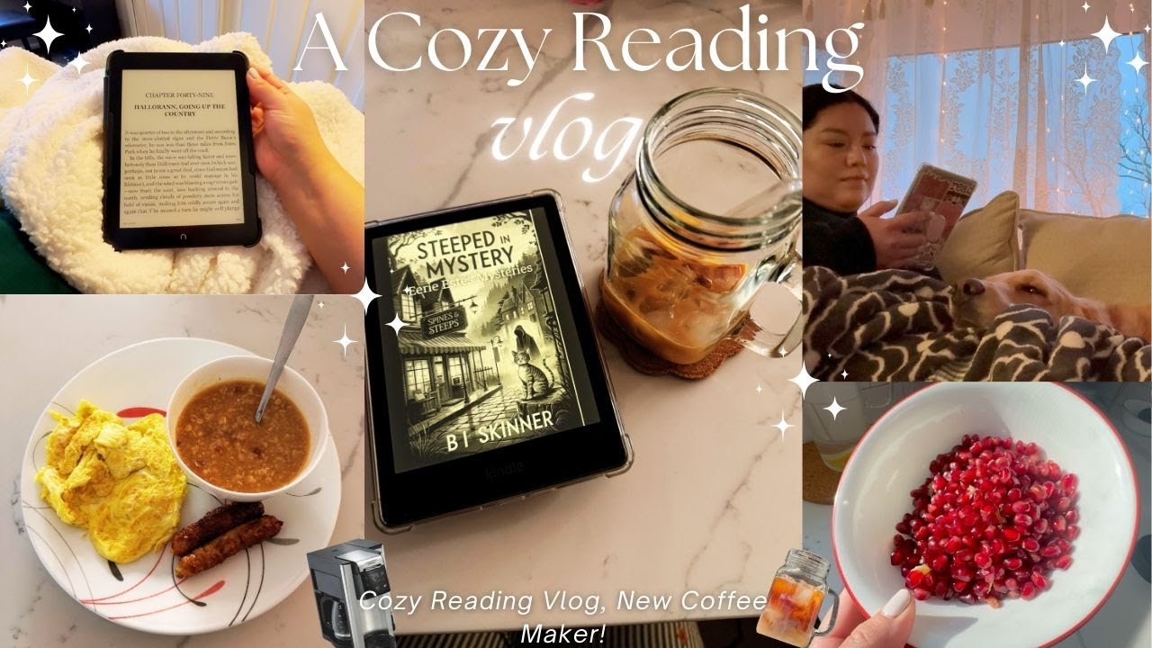 ✨A Cozy Reading Vlog 📖 || Cooking, Reading, New Coffee Maker ☕️