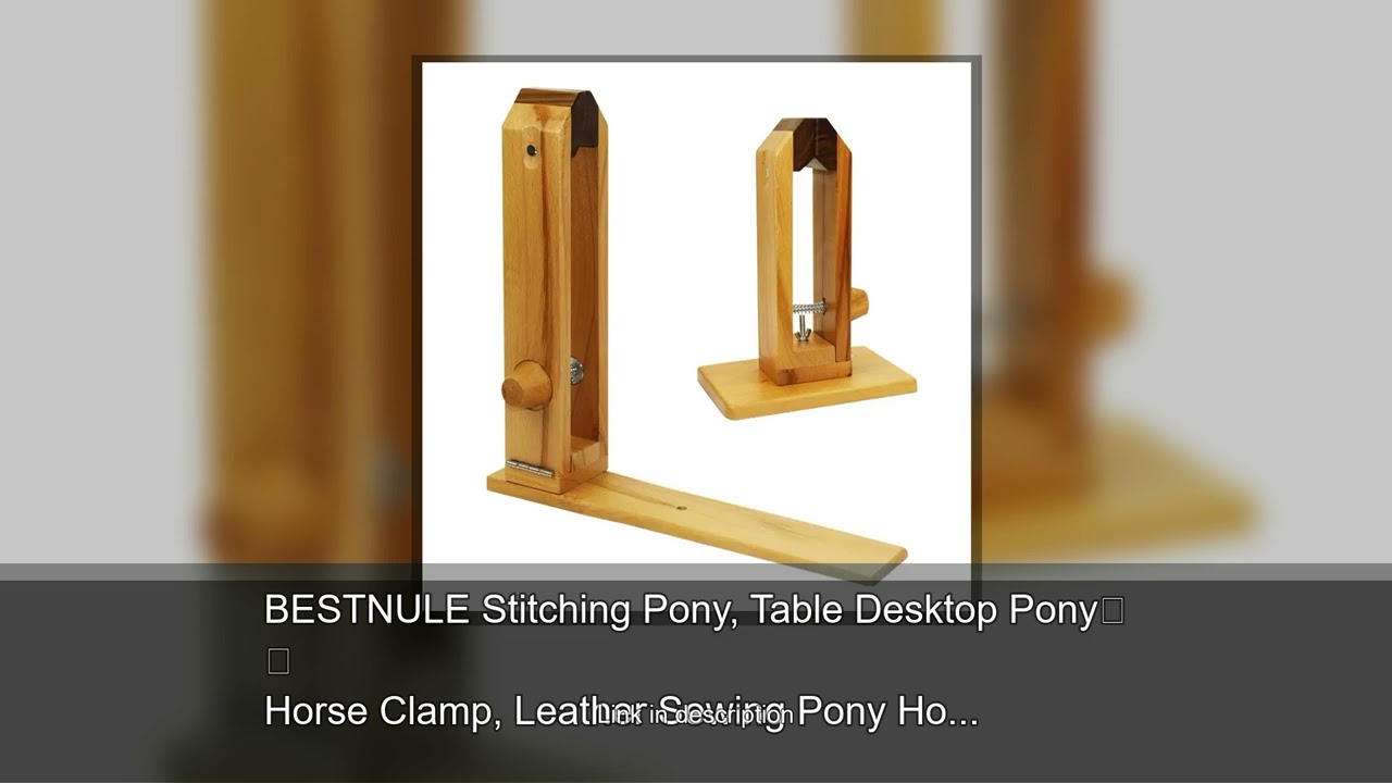 BESTNULE Stitching Pony, Table Desktop Pony Horse Clamp, Leather Sewing Pony Horse Clamp, Leath