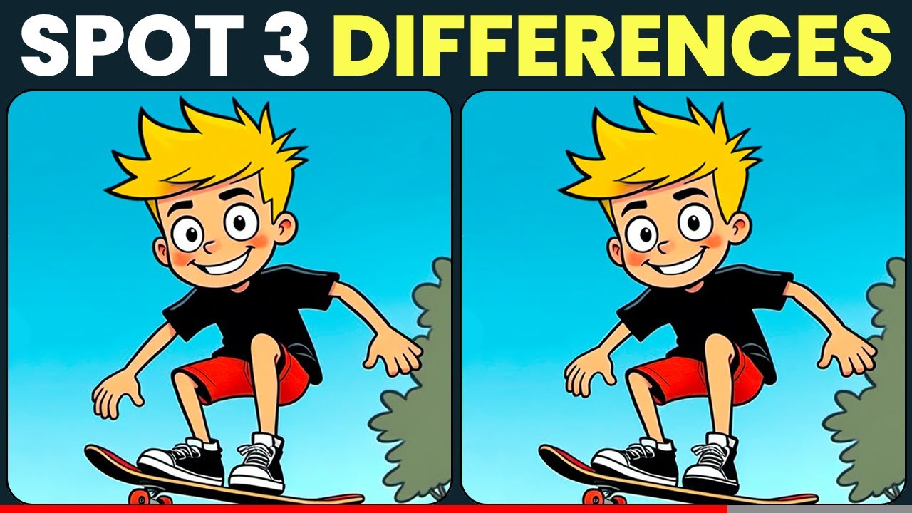 Hidden Differences: Spot 3 Differences!
