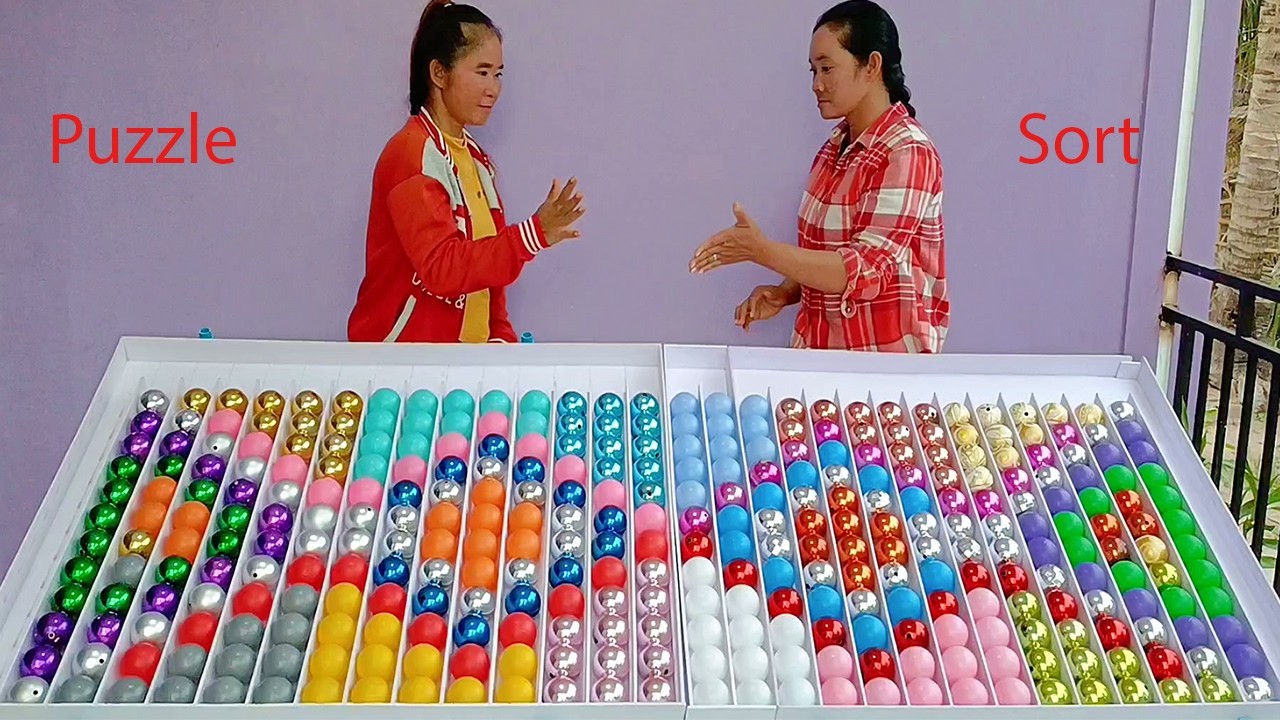 She Solved the Color Puzzle Ball Challenge Faster Than Everyone#PuzzleChallenge