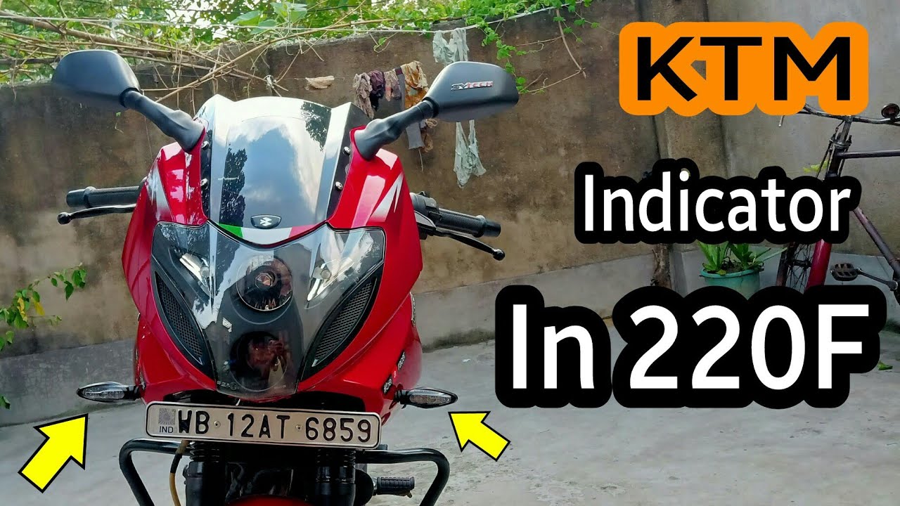 KTM / Dominar Indicator  installation in Pulsar 220f