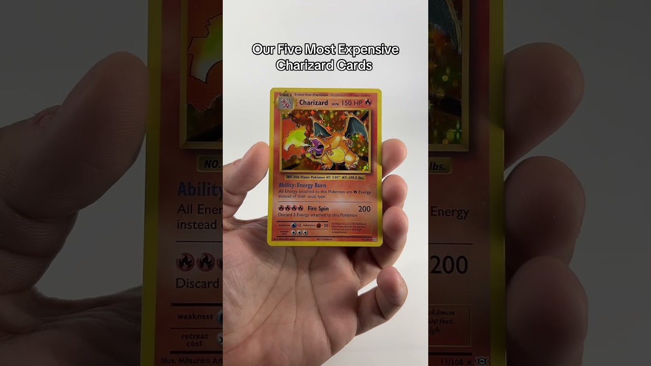 Our 5 MOST Expensive Charizard Cards! 🔥