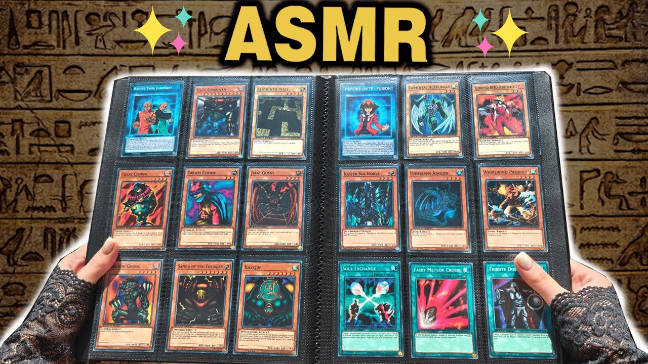 ASMR Organizing My Yu-Gi-Oh! Cards✨
