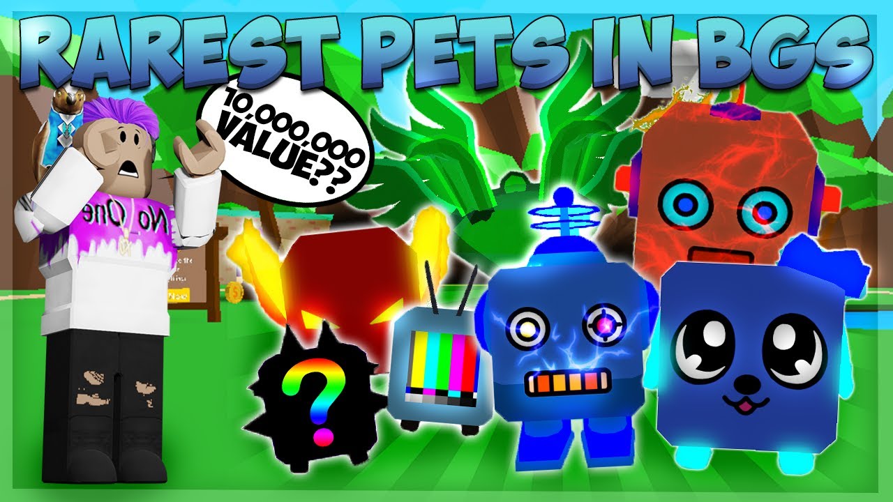 🚨TOP 15 Rarest Pet Ever Exists In Bubble Gum Simulator | Shiny Sinister Lord, King Doggy and More😱